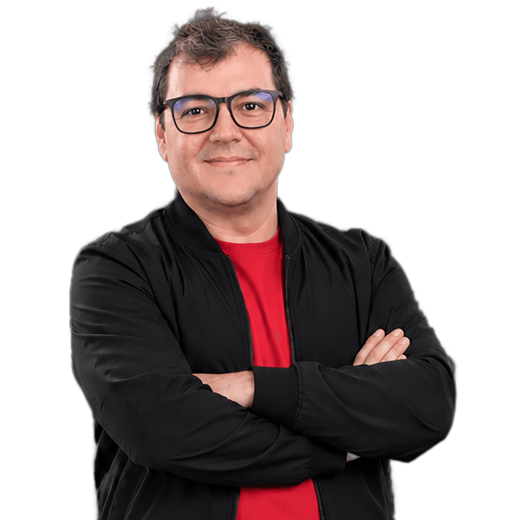 Retrato de Rodrigo Wizard Steigmann, fundador do F1BC