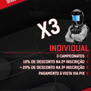 PROMO – Combo Piloto 3 campeonatos - PIX